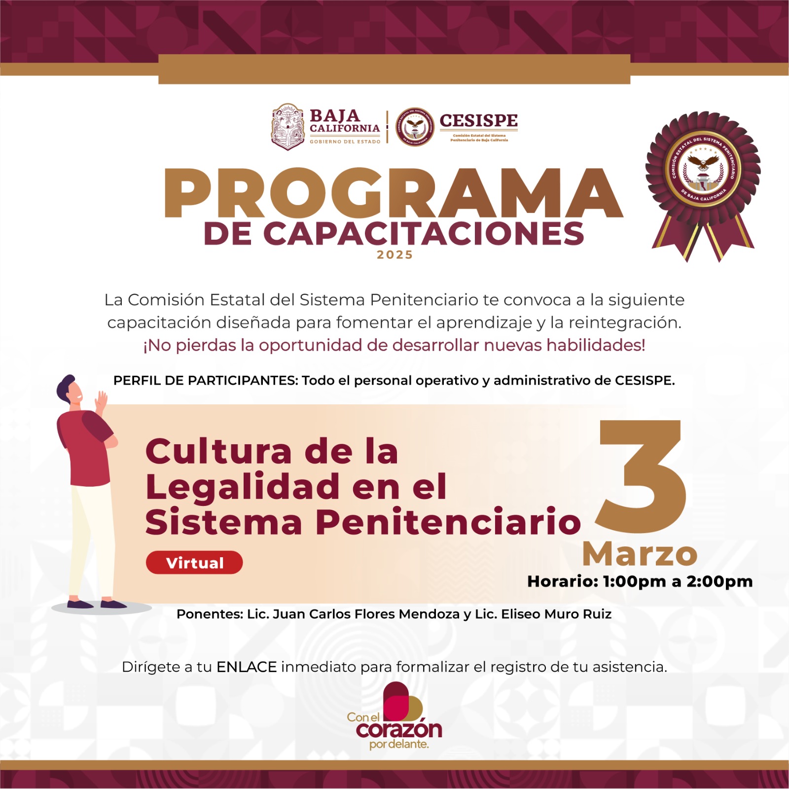 Cultura de la legalidad en el sistema penitenciario