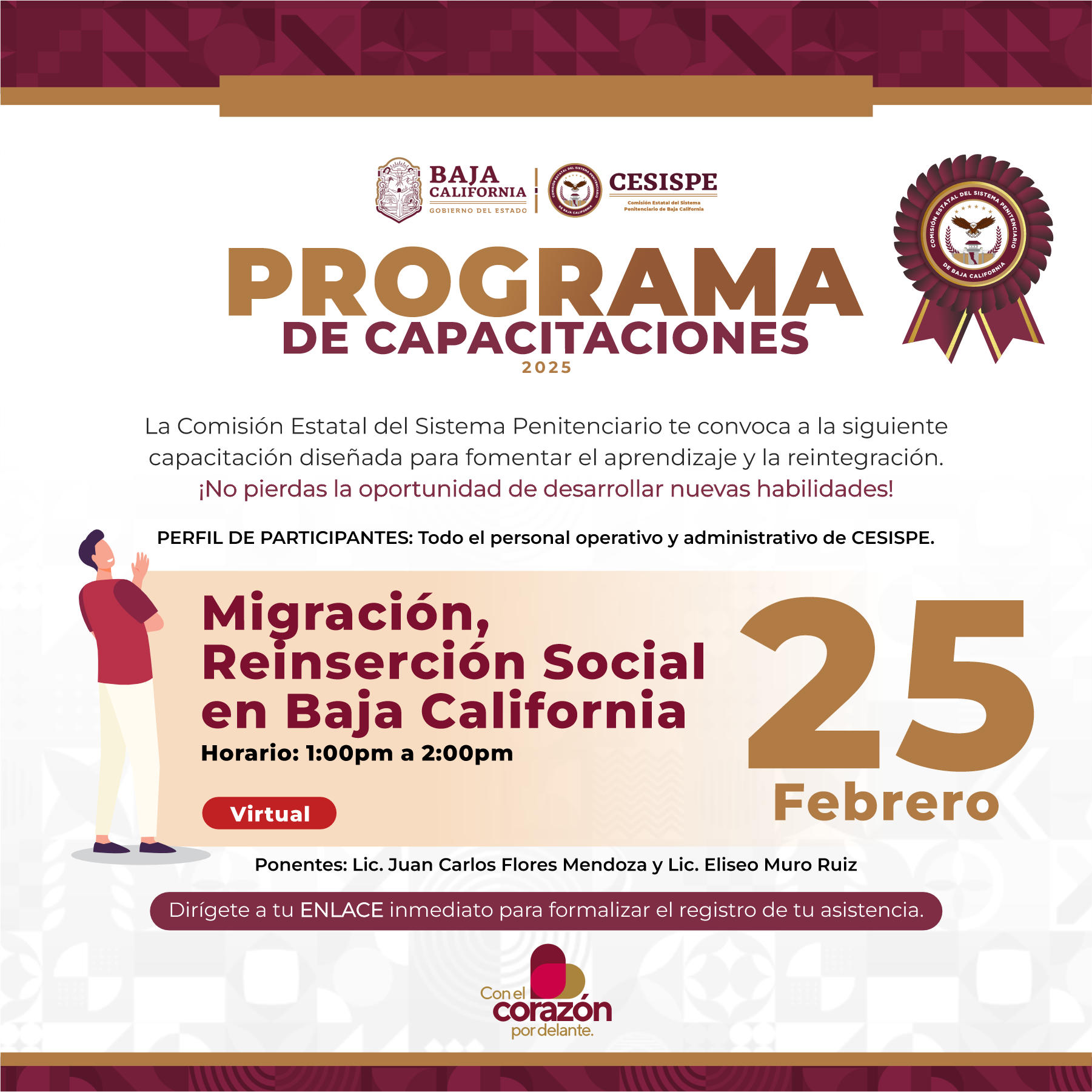 Migración, reinserción social en B.C